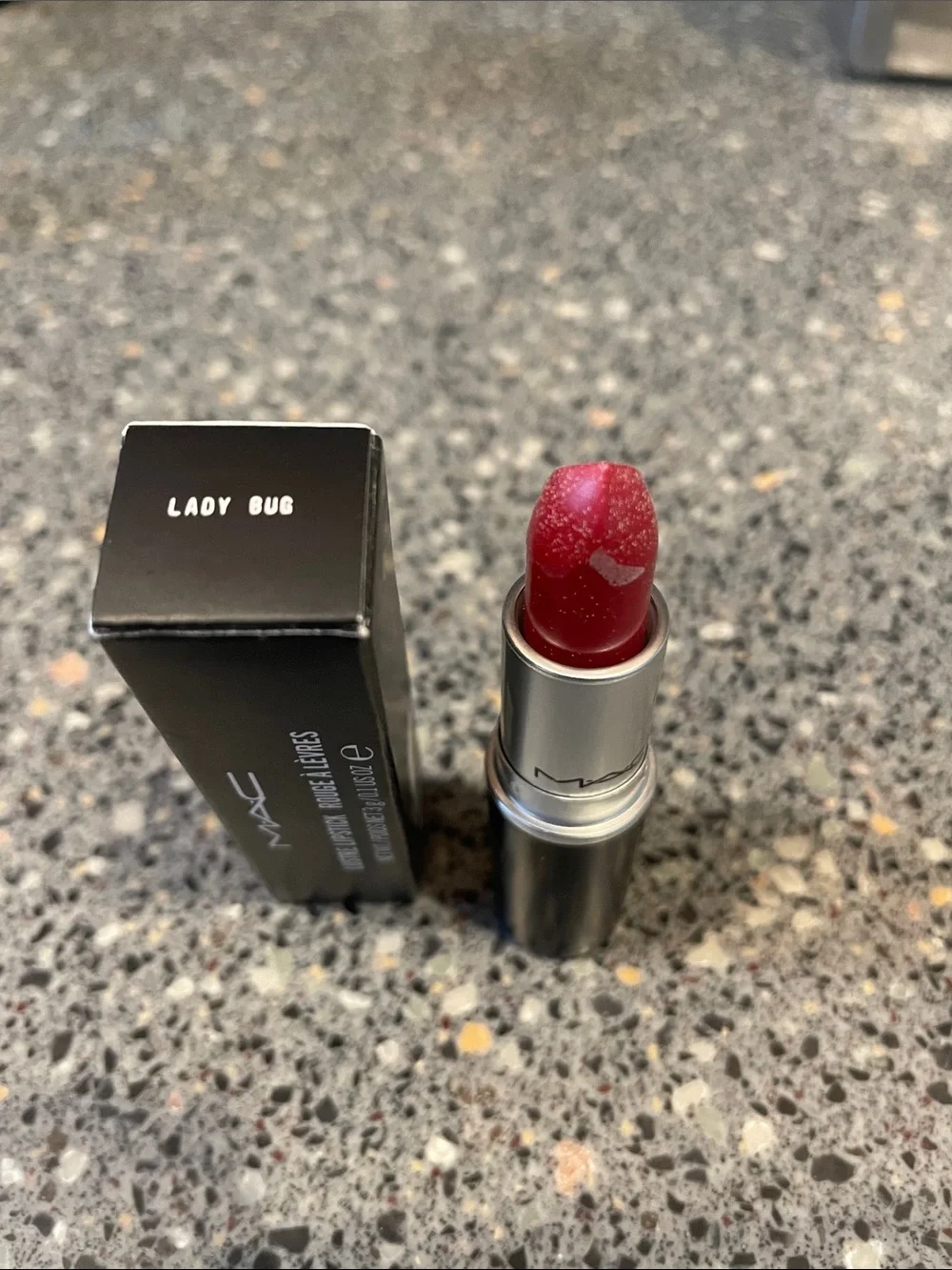 MAC Cosmetics Lady Bug  Berry-Red Lipstick